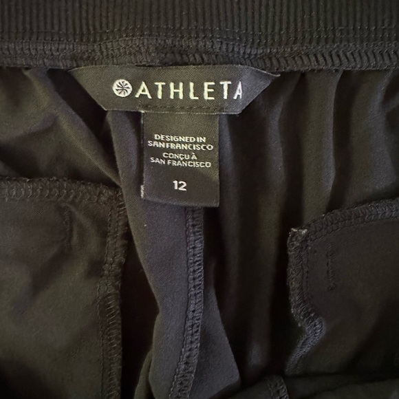 ATHLETA Brooklyn Mid Rise Ankle Pant Size 12 Black #198671‎ - Picture 7 of 14